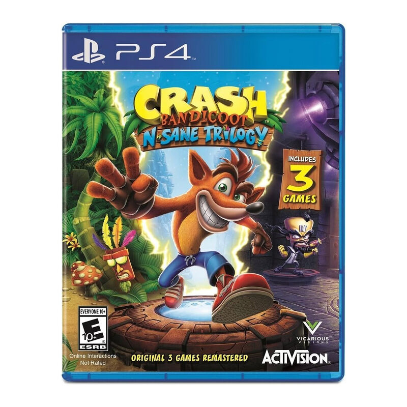 PS4 Juego Crash Bandicoot N Sane Trilogy 3 Bonu... image number null