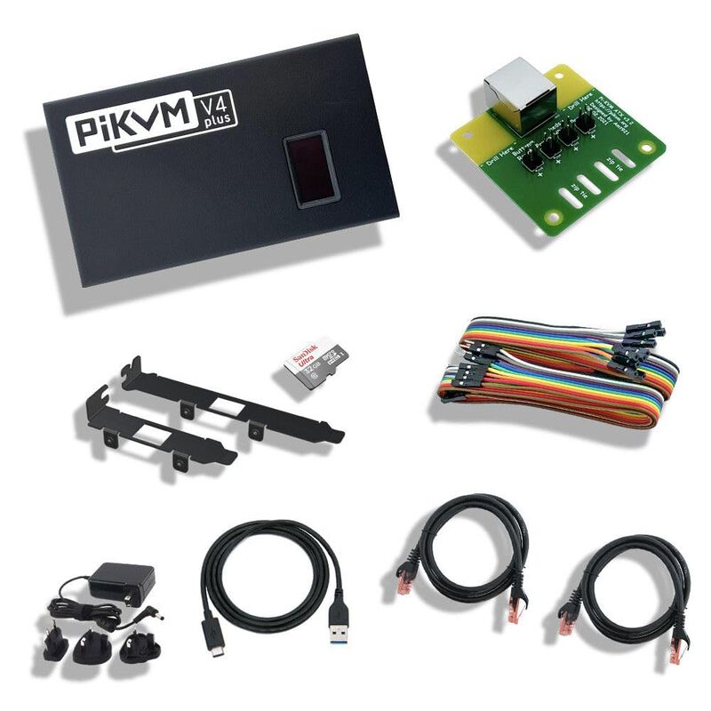 Kvm Sobre Ip Pikvm V4 Plus Raspberry Pi Con V&iacute;d... image number null