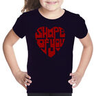 Camiseta Word Art Para Ni&ntilde;a - Shape of You - Negro