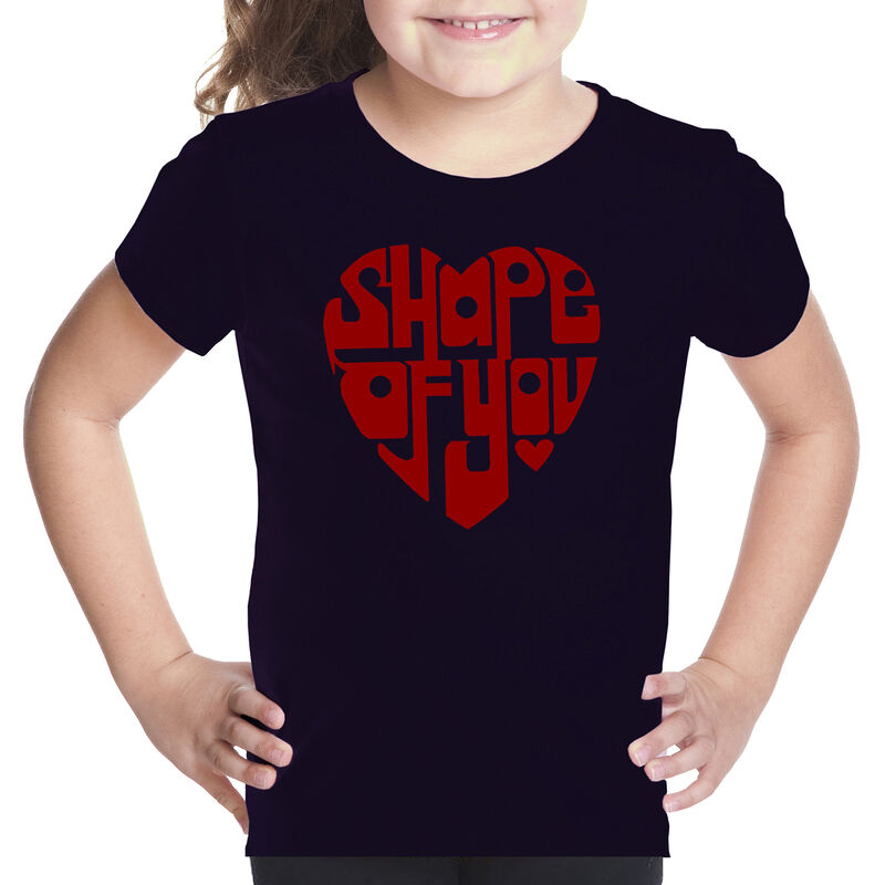 Camiseta Word Art Para Ni&ntilde;a - Shape of You - Ne... image number null