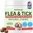 P&iacute;ldoras Antipulgas Vetgrade Para Perros, 120 Unidades Masticables, Sabor Ternera