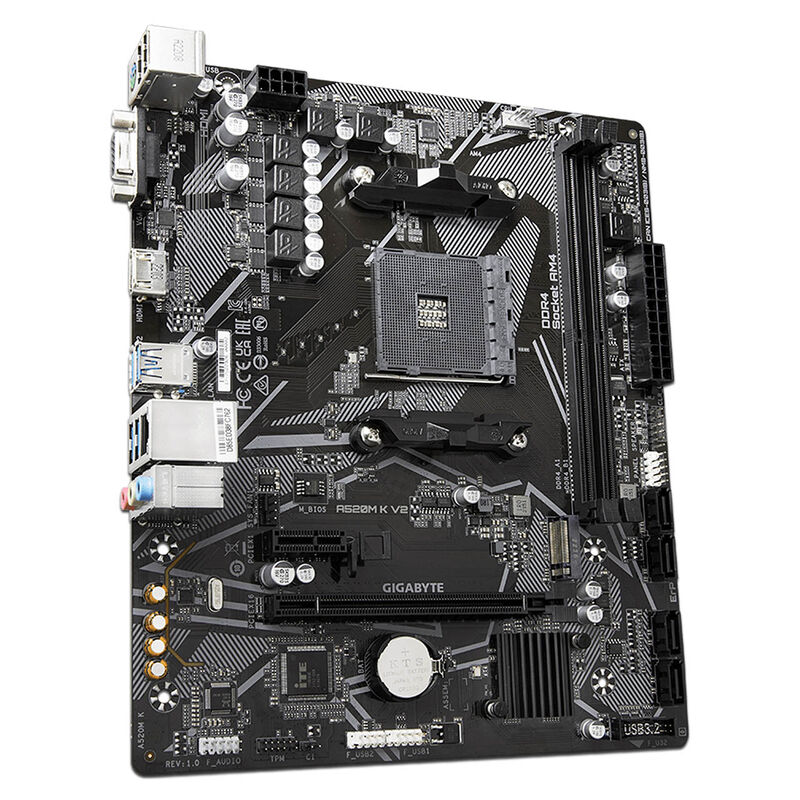 T. Madre GIGABYTE A520M K V2, AM4, Micro-ATX image number null