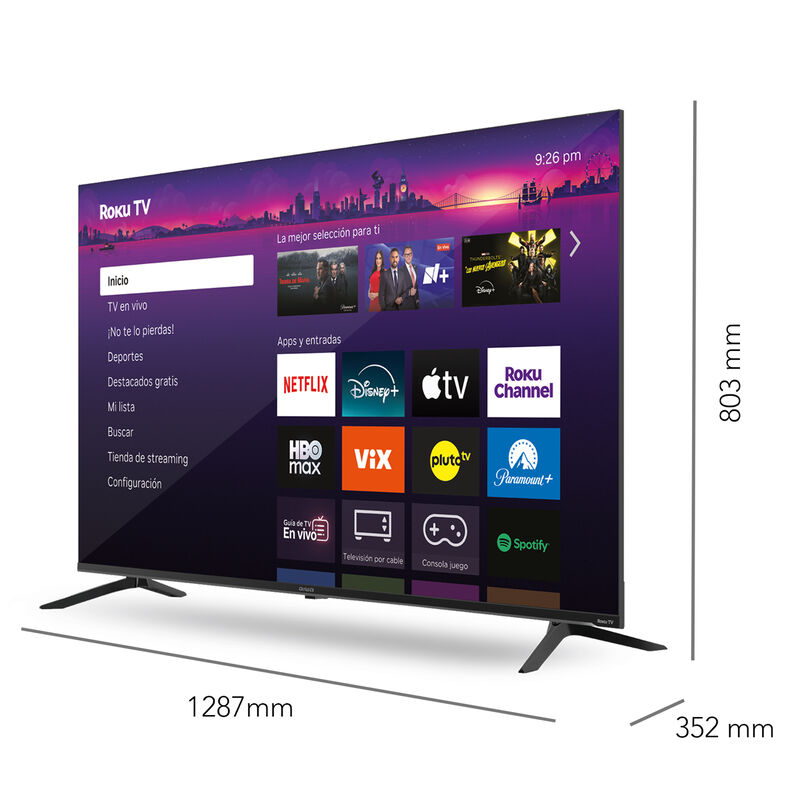 Pantalla Smart Tv Aiwa 58 Pulgadas Qled 4k Ultr... image number null