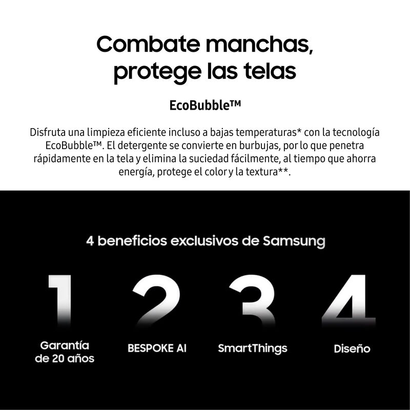 Lavasecadora Samsung 20Kg Frontal Lavasecadora ... image number null