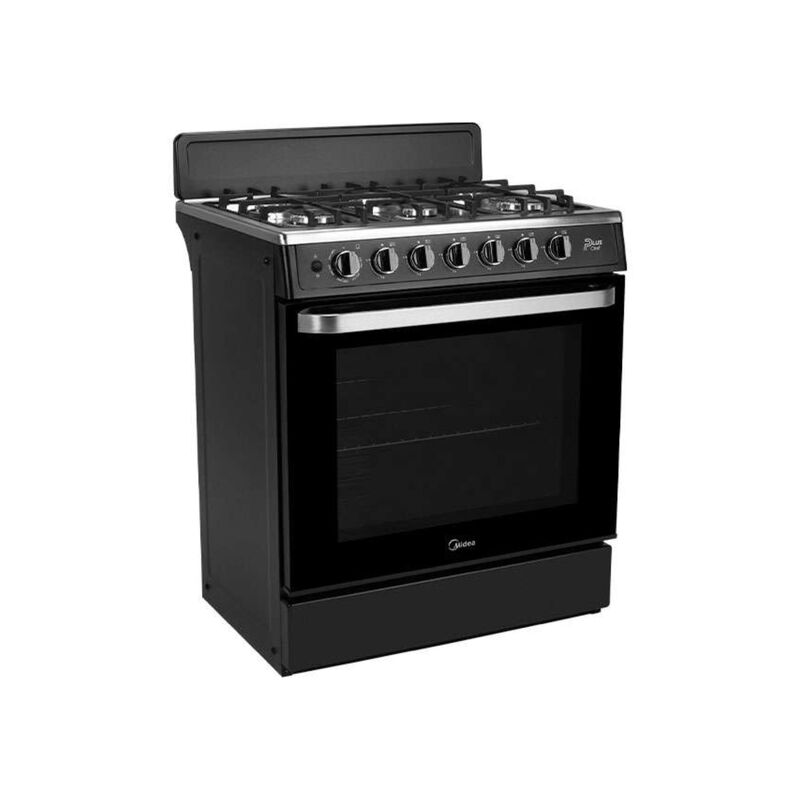 Estufa Midea Mgs30Fs1Beabb 30" 6 Quemadores Cub... image number null