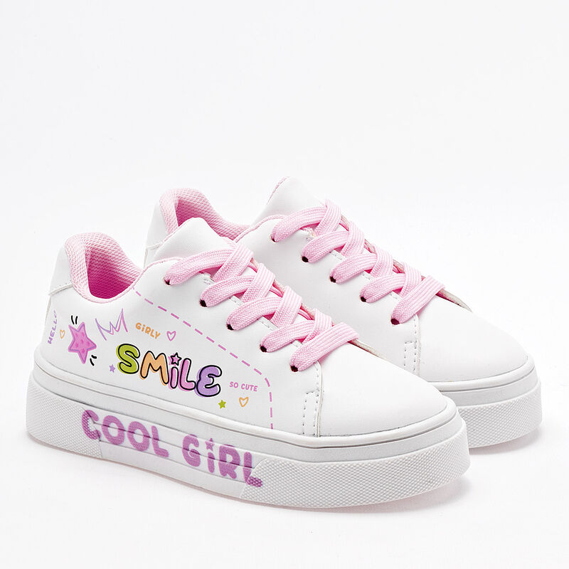 Yuyin Tenis urbano para ni&ntilde;a blanco multicolor image number null