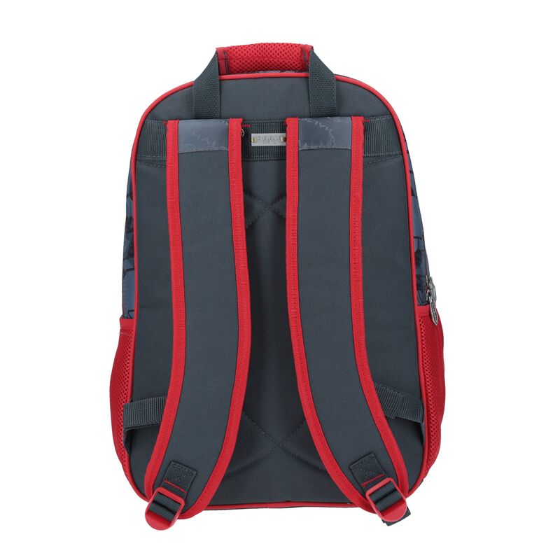 Mochila Halo rojo, negro y gris image number null