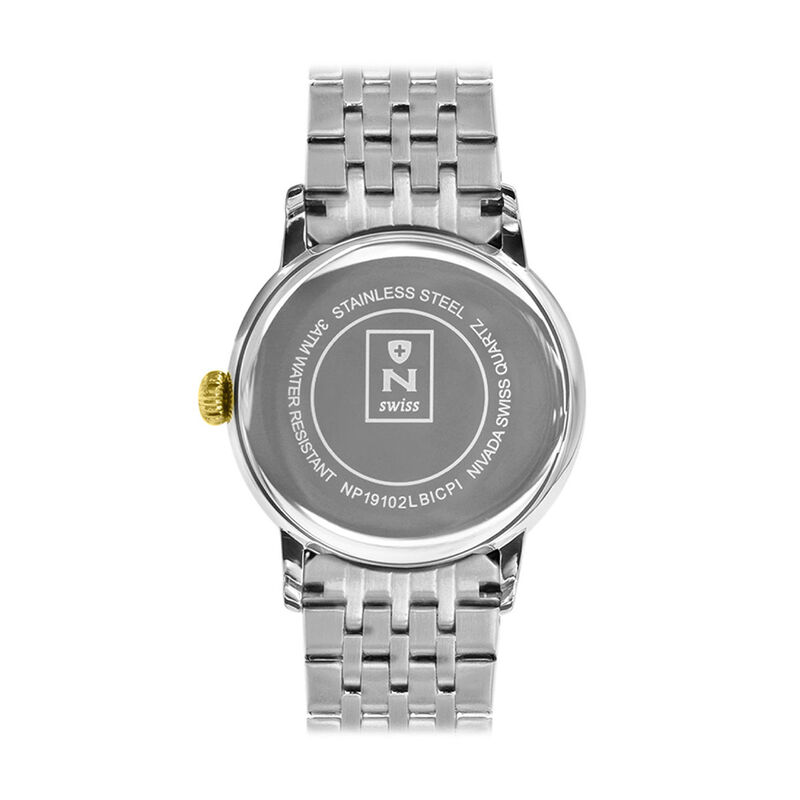 Reloj Nivada Executive Dama Bicolor Plata &Iacute;ndic... image number null