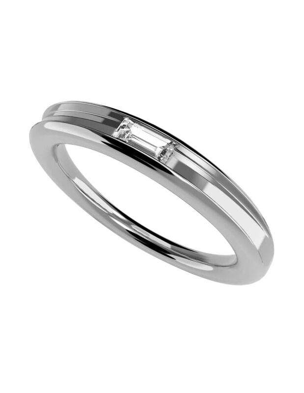 Anillo de Compromiso de 14K con Diamante de Lab... image number null