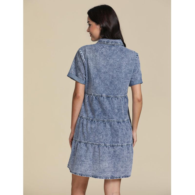 Vestido Grapent Jean Bay Azul Talla 12-14 image number null