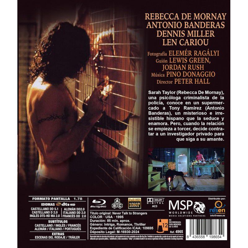 Nunca Hables Con Extra&ntilde;os [blu-ray] (1995) image number null