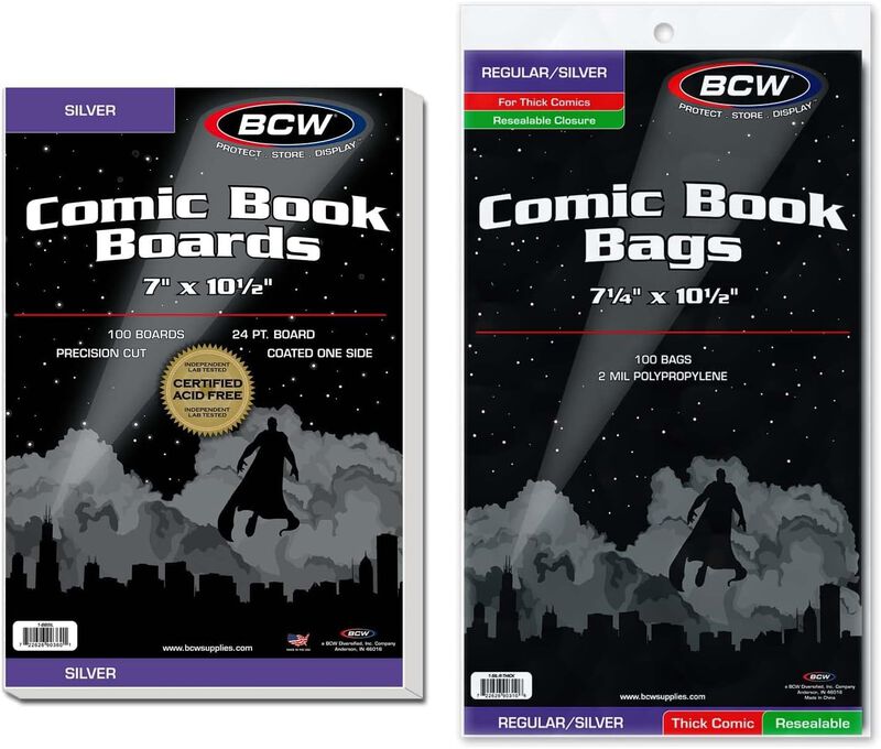 Bolsas Gruesas Rese&ntilde;ables Plateadas Bcw - Juego... image number null