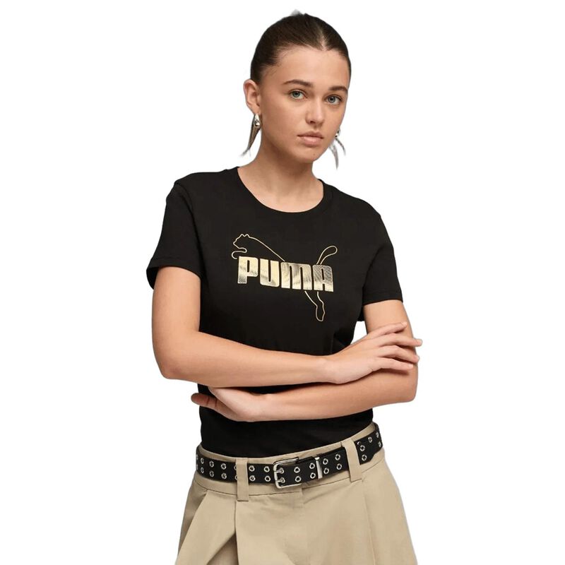 Playera Puma Ess Logo Lab Para Mujer image number null