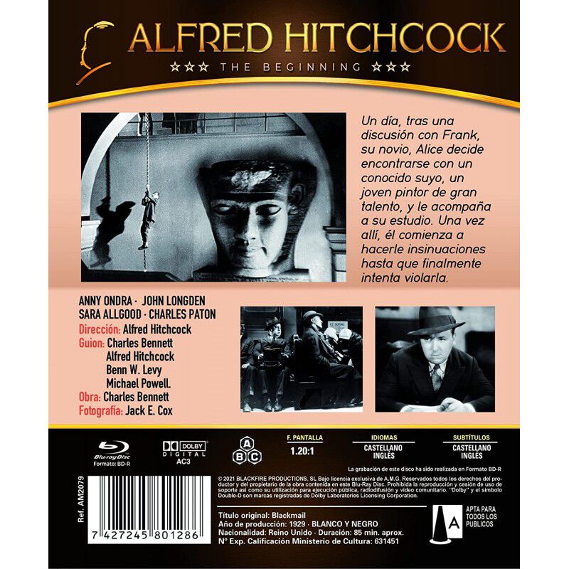 Chantaje (Blu-ray) (Bd-R) (Blackmail) [Blu-ray] image number null