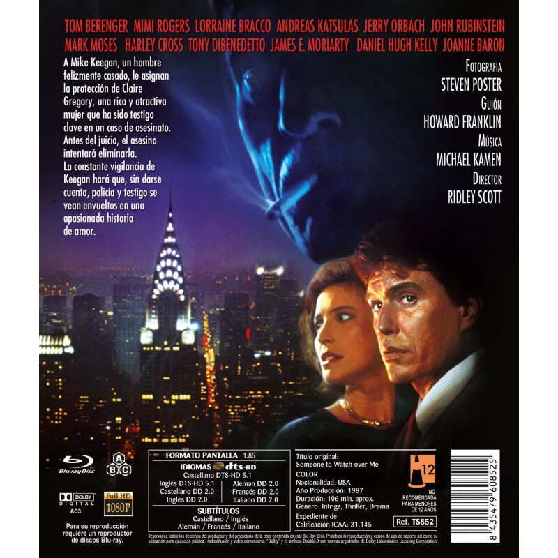 La Sombra Del Testigo [blu-ray] (1987) Alguien ... image number null