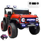 Montable Electrico Camioneta 4x4 para Ni&ntilde;os Bluetooth Luces Led Control Remoto Bater&iacute;a 12v - Rojo