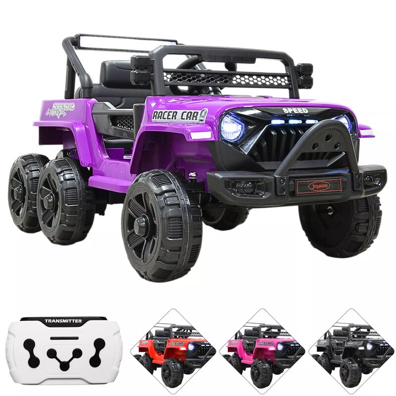 Camioneta Montable El&eacute;ctrica 4x4 Para Ni&ntilde;os Blu... image number null