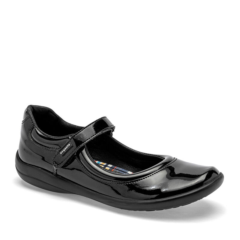 Coqueta Zapato Escolar Para Beb&eacute; Negro Charol C... image number null