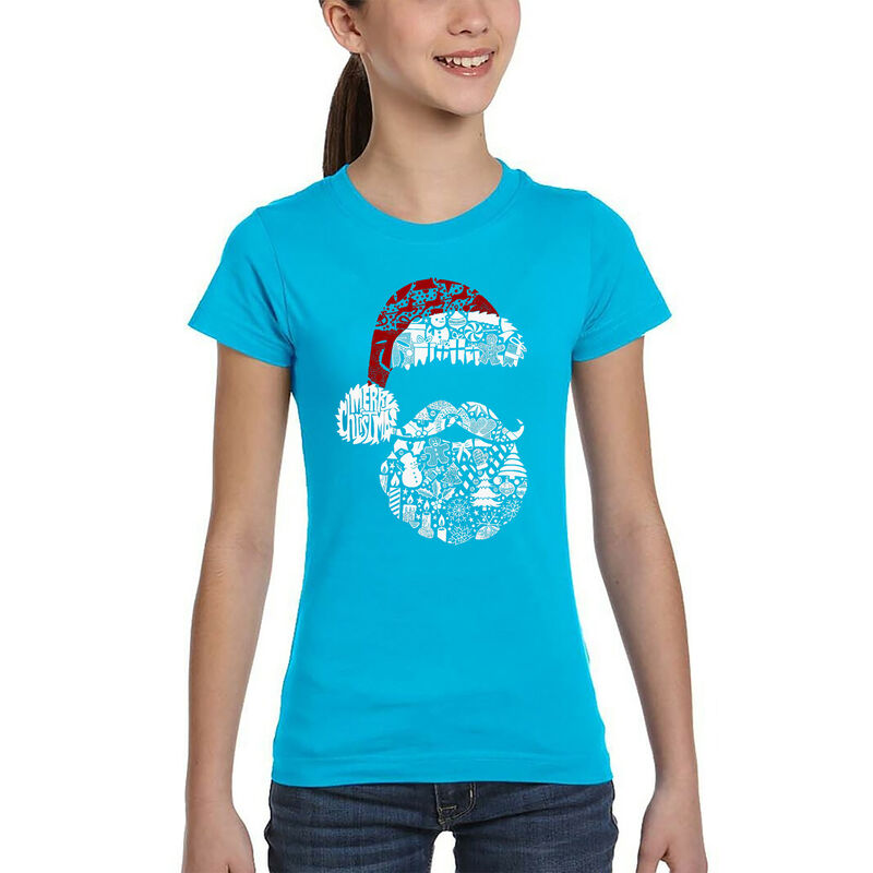 Camiseta Word Art Para Ni&ntilde;a - Santa Claus - Tur... image number null
