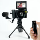 Cámara Digital Vak P01 Lcd 3' 48mp 4k Tripie Control Micrófono