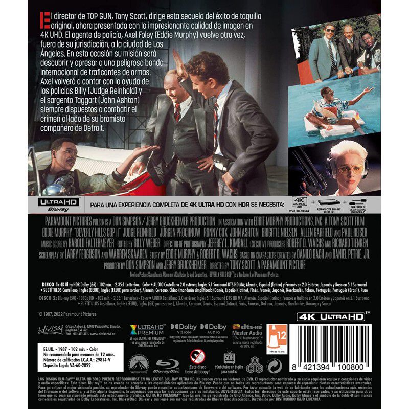 Superdetective en Hollywood II - BD [Blu-ray] image number null