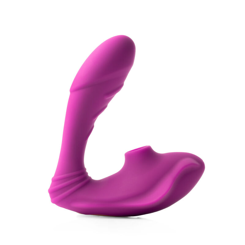 Vibrador con Succionador Allen Dual Tuti Morado... image number null