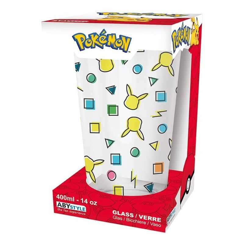 Vaso Pokemon Pikachu Pattern Cristal 400 ml image number null