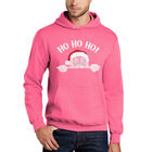 Sudadera Con Capucha Word Art Para Hombre - Santa Asom&aacute;ndose - Rosa