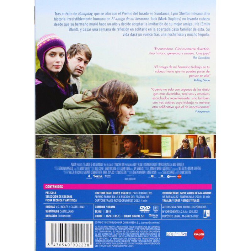 El Amigo De Mi Hermana [DVD] (2011) Your Sister... image number null