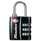 Candado Para Equipaje Master Lock 4680dblk Aprobado Por La Tsa, Negro