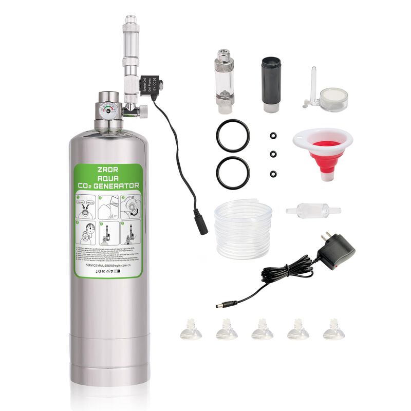 Sistema de CO2 ZRDR de 2L con Man&oacute;metro y V&aacute;lvu... image number null