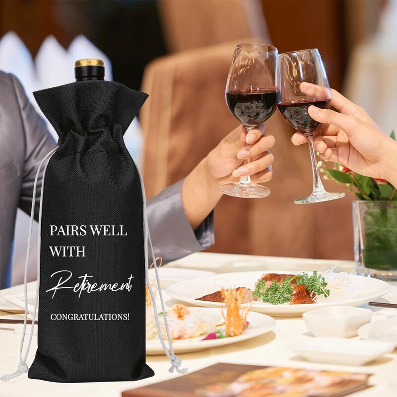 Bolsa De Vino Yuanhao 14 cm x 33 cm Negra - Reg... image number null
