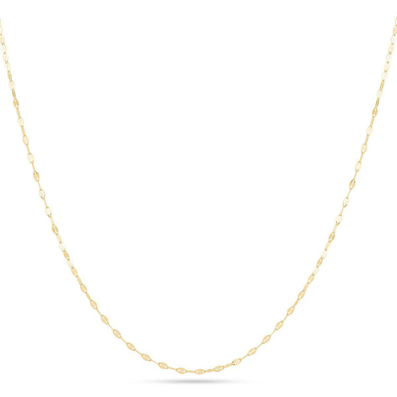 Cadena De Oro Amarillo 14k (mirror Twisted) (55... image number null