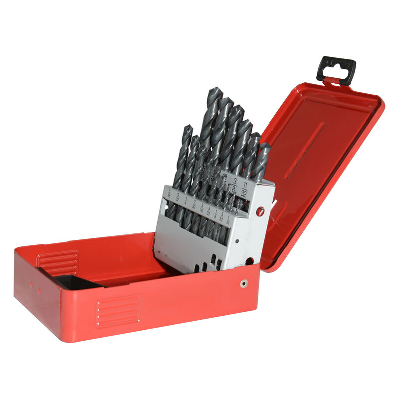 Juego de brocas negras de acero de alta velocid... image number null