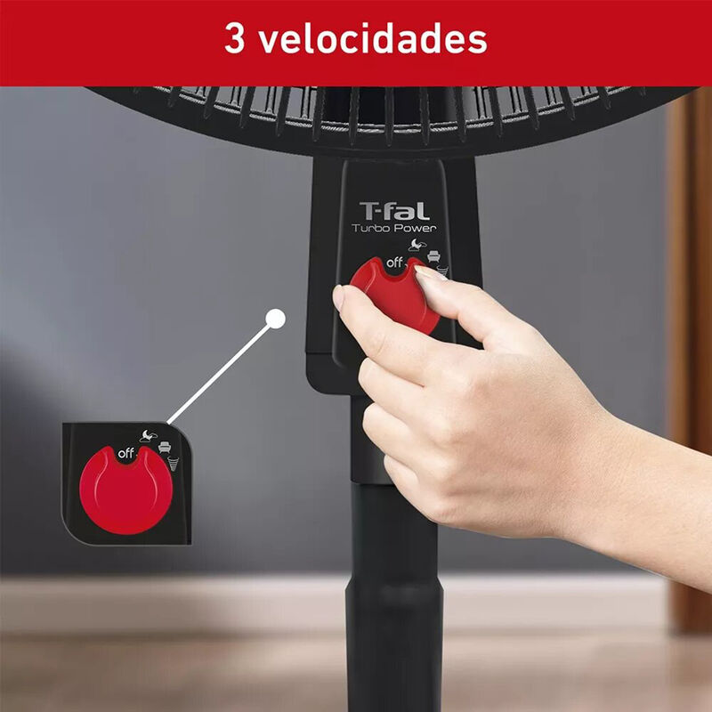 Ventilador de pedestal 18” Silencioso T-FAL Tur... image number null