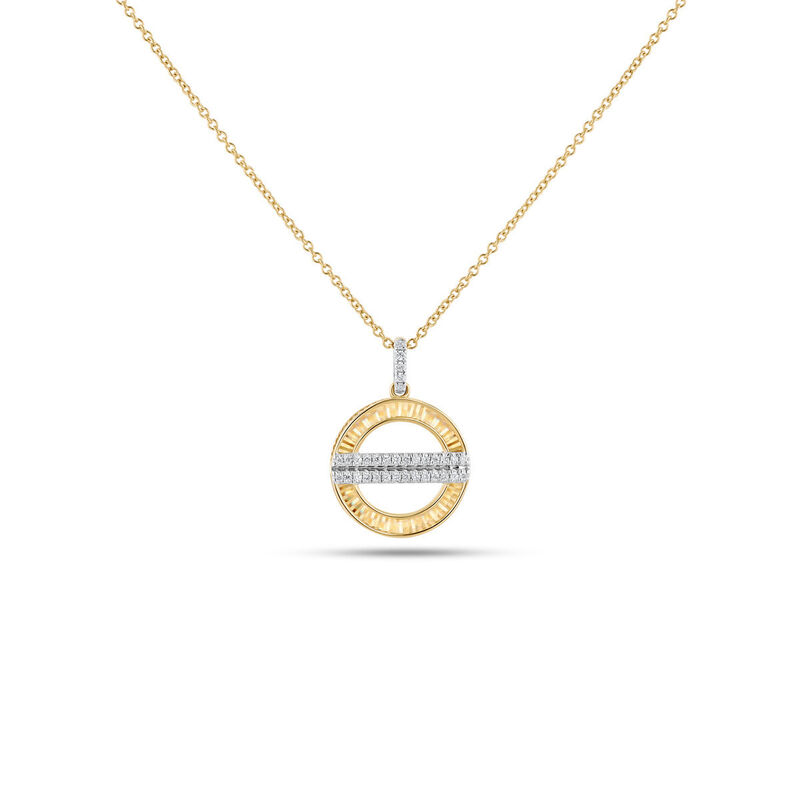 Dije Oro Amarillo 14k Con Diamante 8 Pts | Bizz... image number null