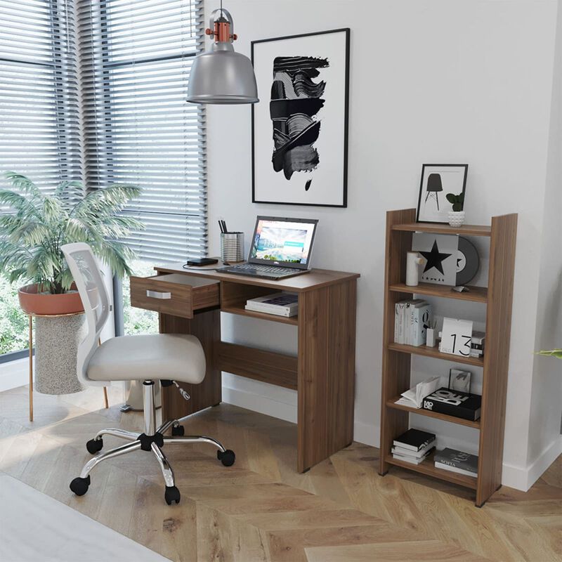 Biblioteca con Escritorio combinado Set 2 en 1 ... image number null