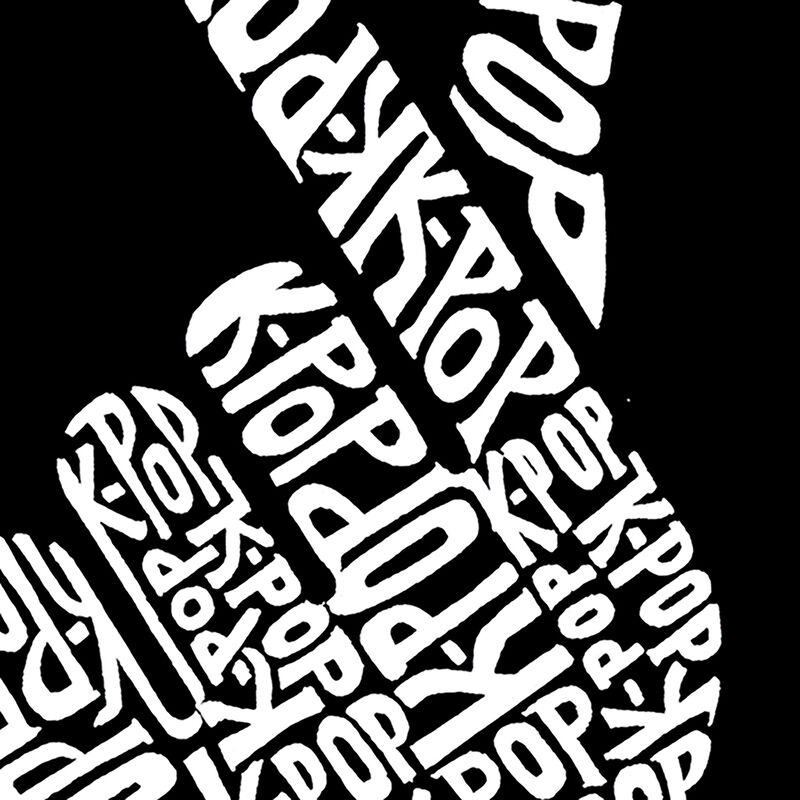 Sudadera Con Capucha Word Art Para Ni&ntilde;o - K-Pop... image number null