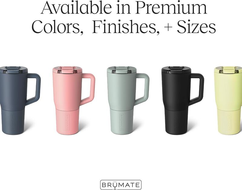 Vaso Para Beber Br&uuml;mate 710 ml Con Asa Y Tapa (... image number null