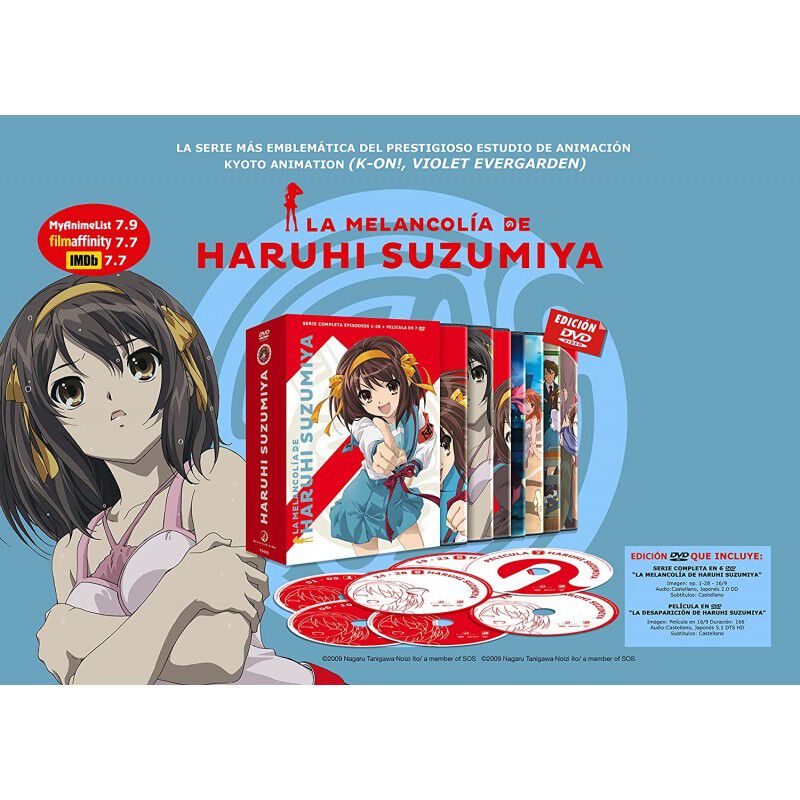 La Melancol&iacute;a De Haruhi Suzumiya. Dvd [dvd] image number null