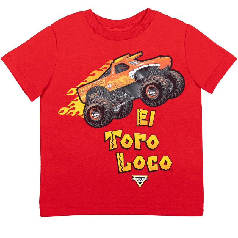 Camiseta Monster Jam El Toro Loco Grave Digger ... image number null