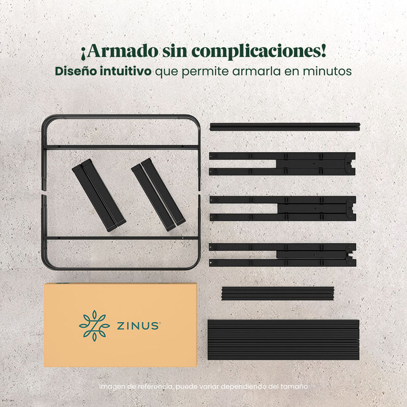 Zinus Rumi | Base De Cama Matrimonial Montaje F... image number null
