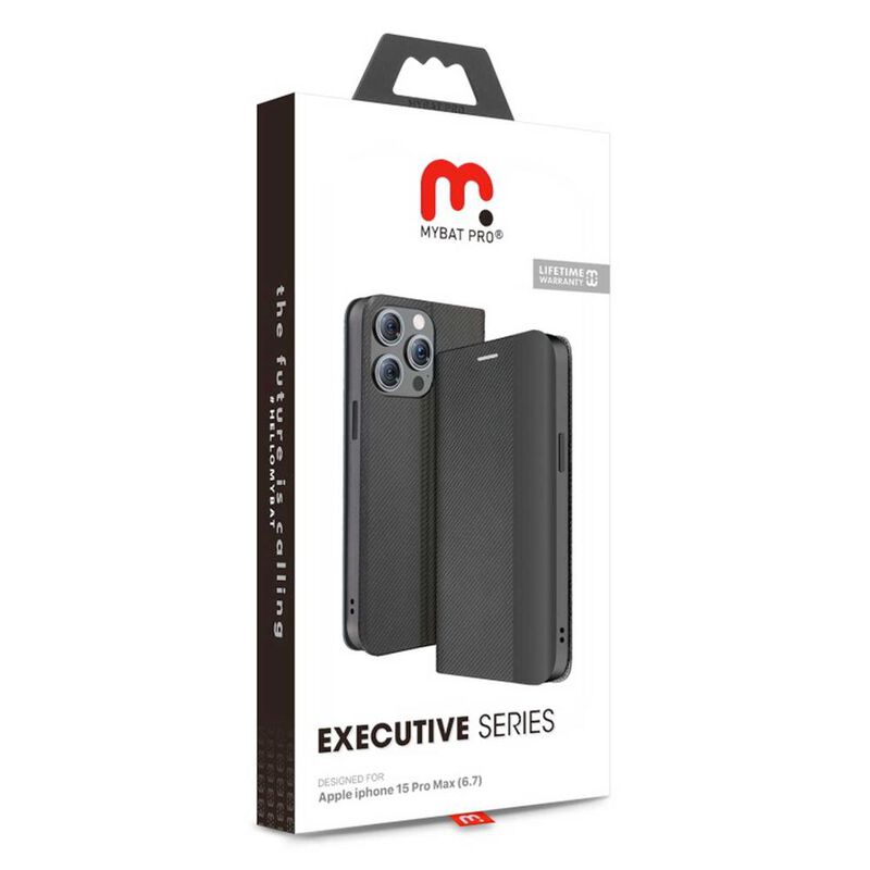 Funda MYBAT Cartera para iPhone 15 PRO MAX Negr... image number null