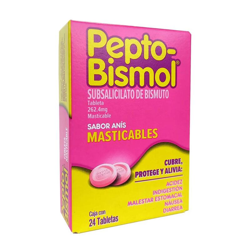 Pepto Bismol 262 Mg 24 Tableta(s) image number null