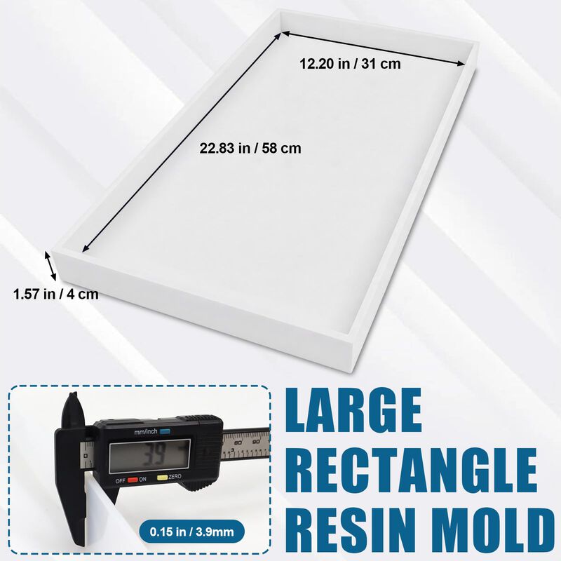 Molde De Silicona Para Resina Epoxi Swess 57x30... image number null
