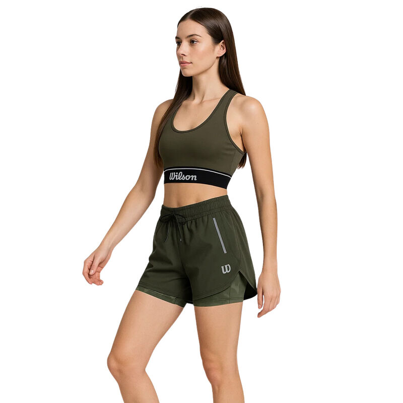 Short con malla Wilson para entrenamiento mujer... image number null