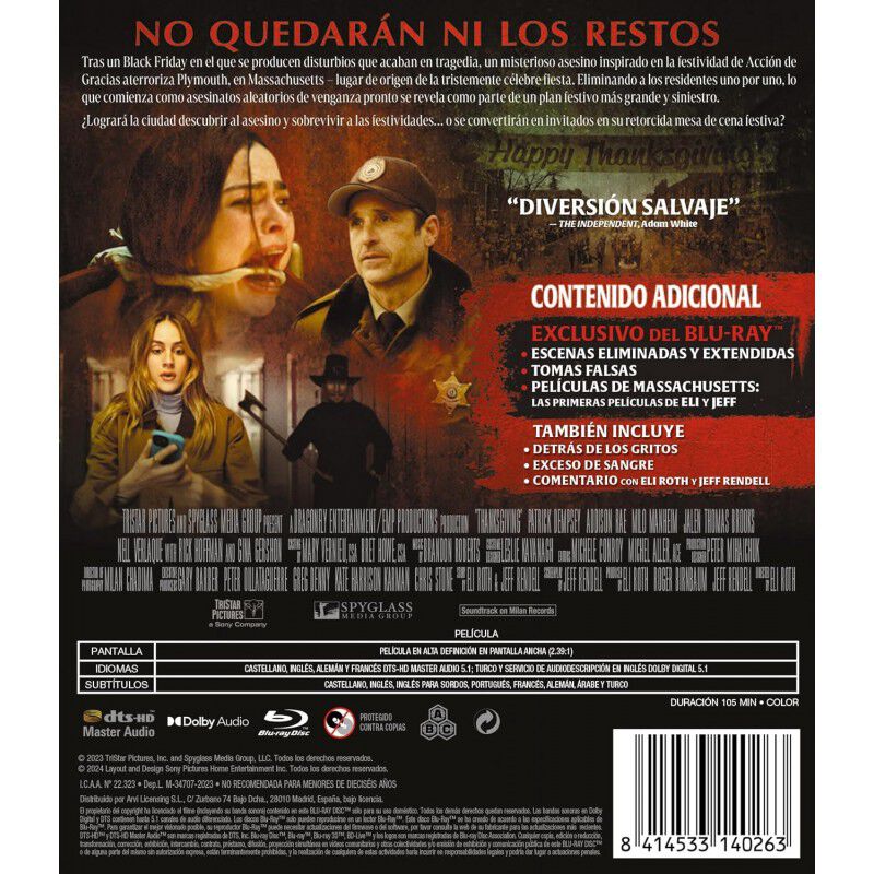 Black Friday [blu-ray] (2023) Thanksgiving image number null