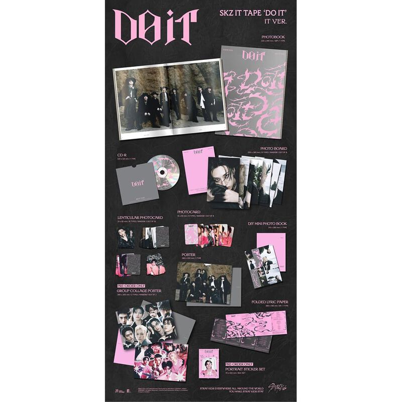 Kpop Heaven Stray Kids Skz It Tape Do It Set De... image number null