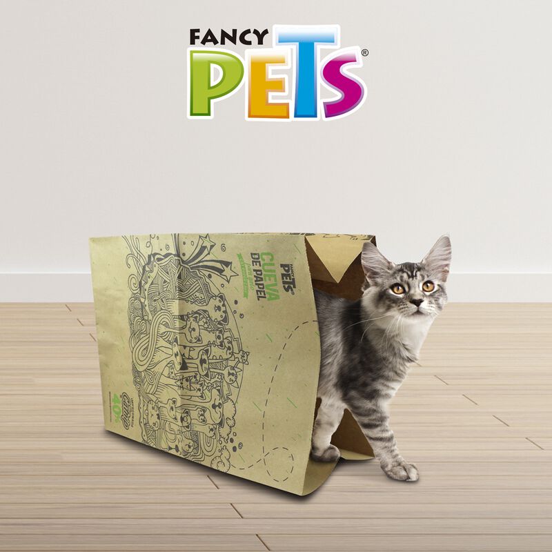 Fancy Pets Cueva De Papel Con Catnip Para Gato ... image number null