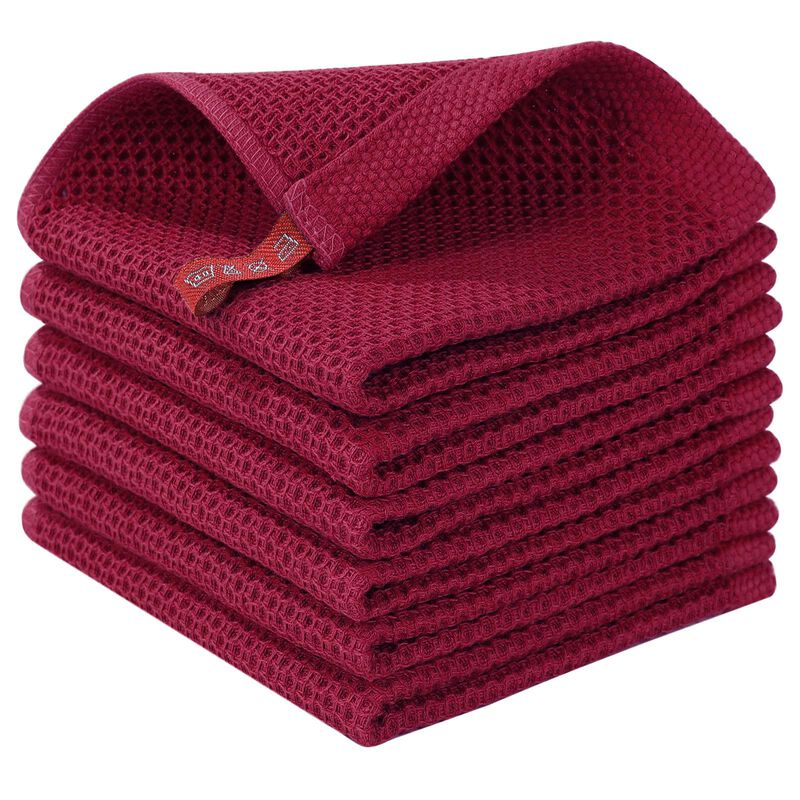 Pa&ntilde;os de cocina Homaxy - Set de 6 (Magenta) image number null